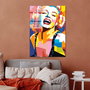 Wallity UV-802 Cuadro Decorativo de Vidrio Templado 70 x 100 cm Multicolor